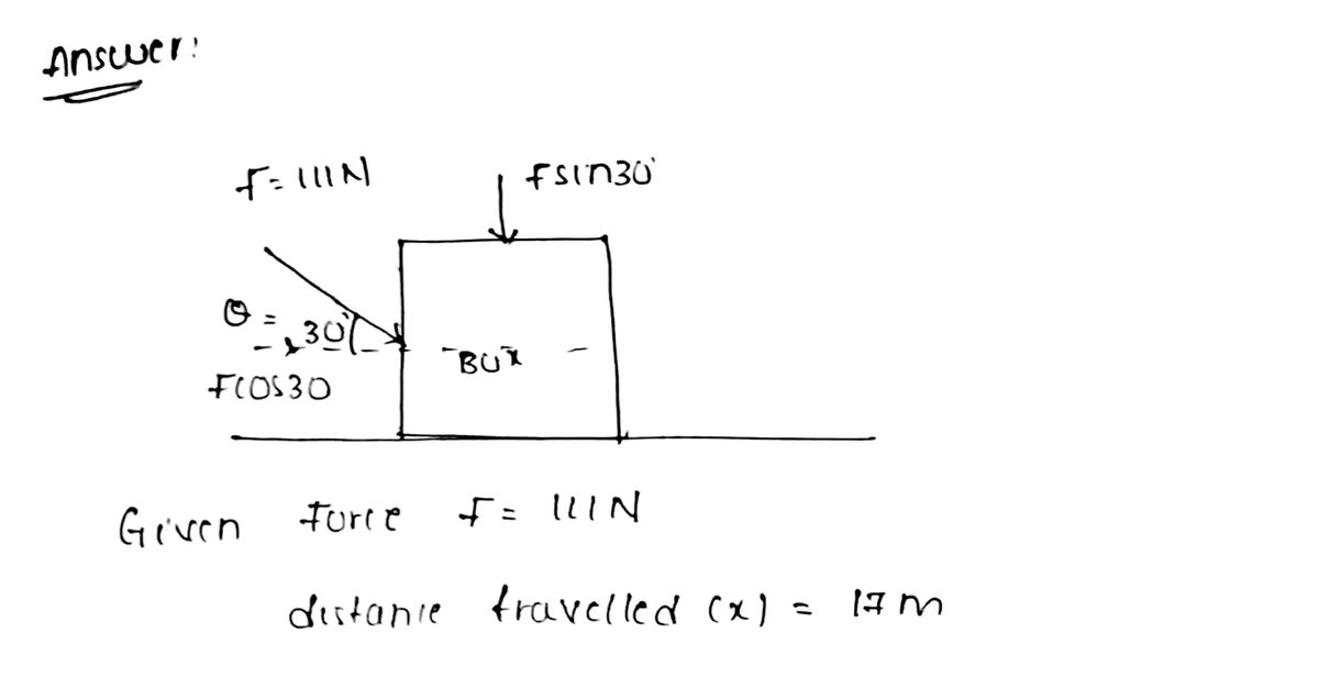 Physics homework question answer, step 1, image 1